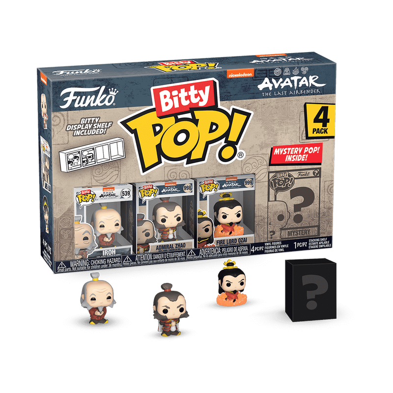 Nickelodeon Bitty Pop! Avatar The Last Airbender 4-Pack Series 3