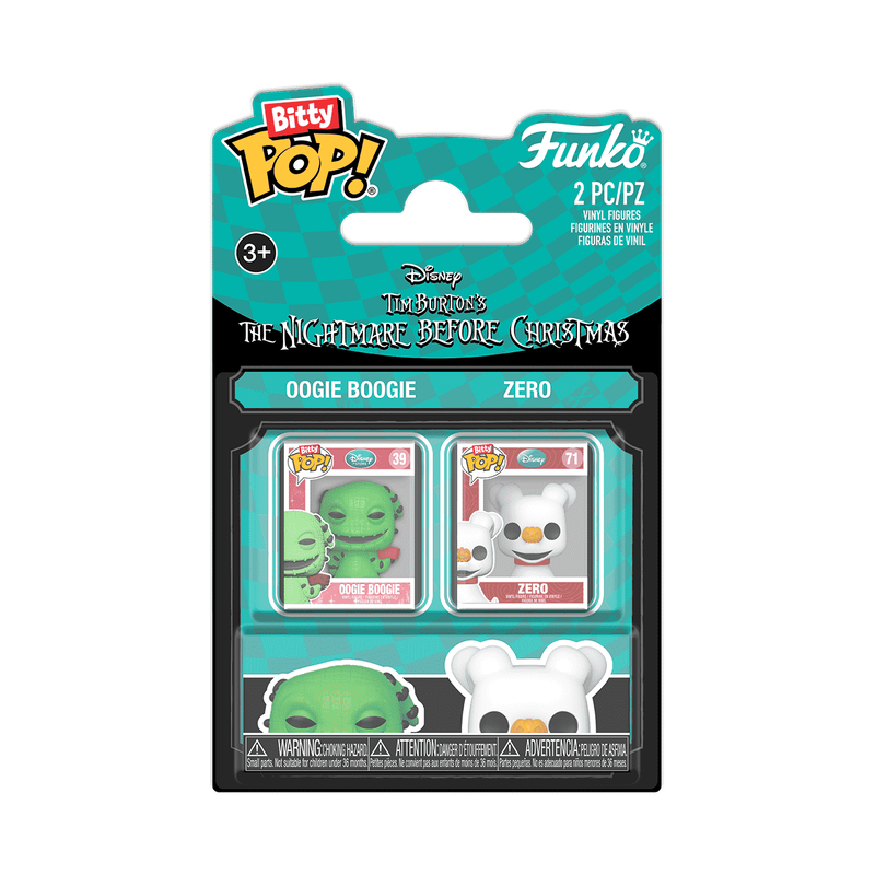 Disney Bitty Pop! Oogie Boogie & Zero 2-Pack