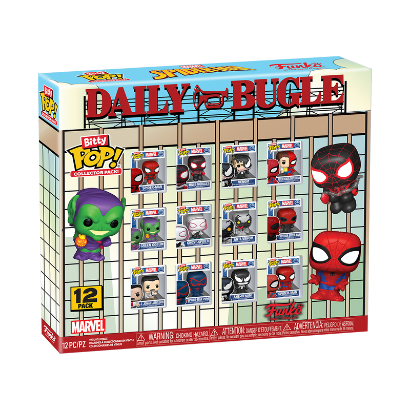 Marvel Bitty Pop! Collector Pack Spider-Man 12-Pack