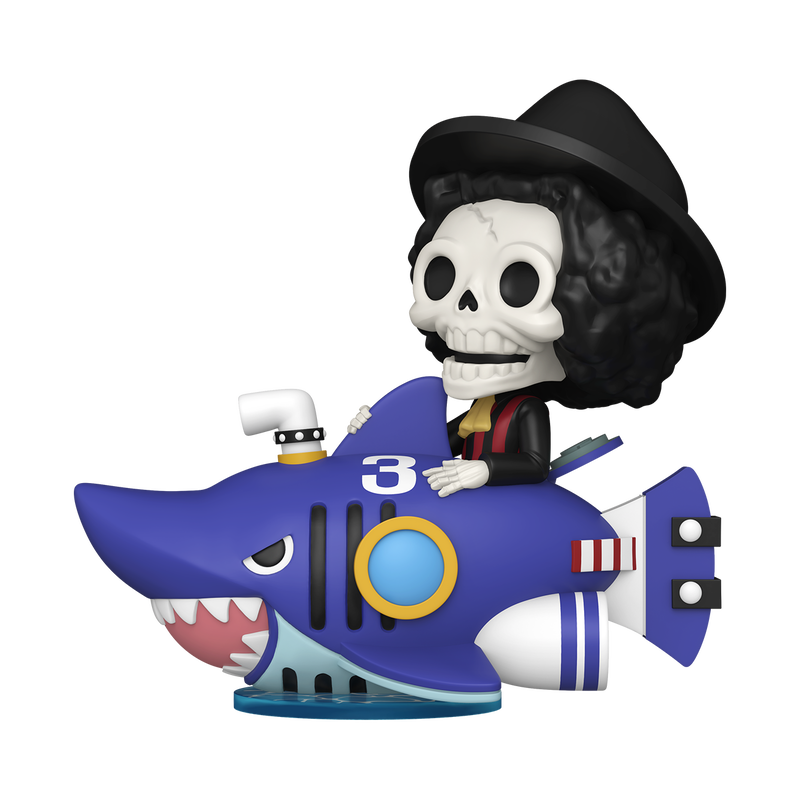 One Piece Pop! Rides Deluxe Brook with Shark Submerge