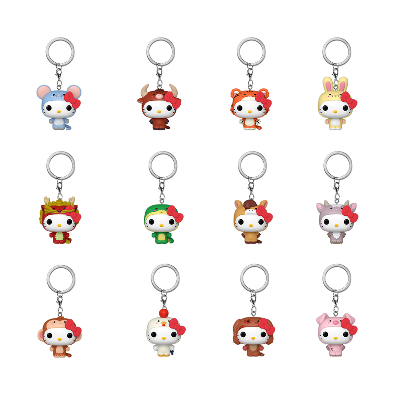 Sanrio Mystery Pop! Keychain Hello Kitty & Friends