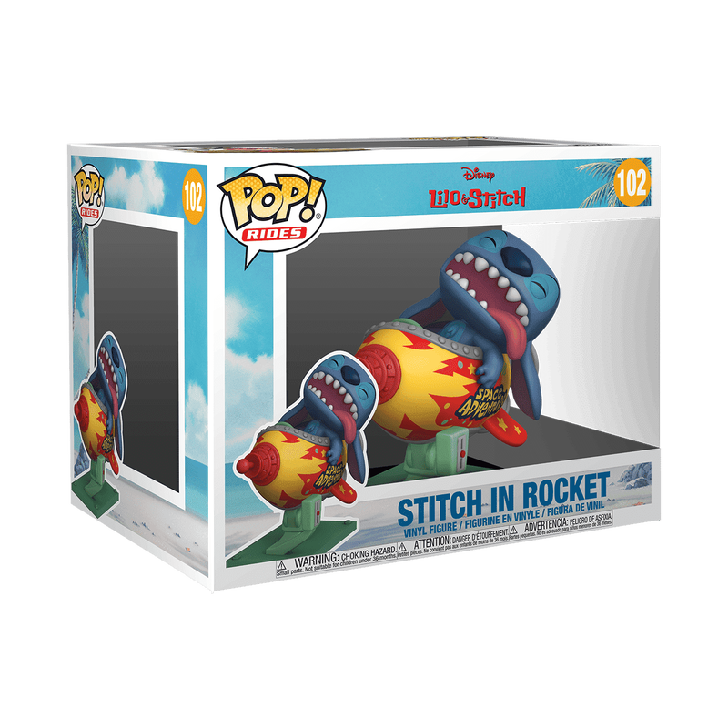 Disney Pop! Rides Stitch in Rocket