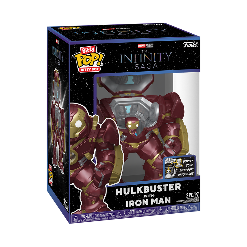 Marvel Bitty Pop! Bitty Bot Hulkbuster with Iron Man