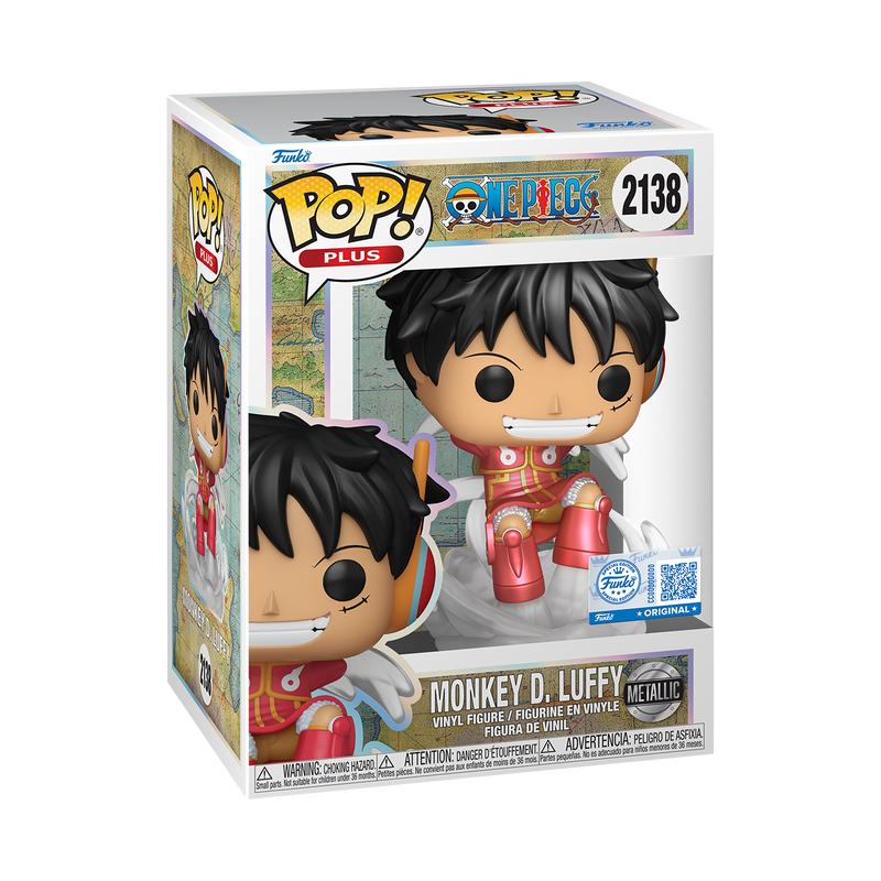 One Piece Pop! Plus Monkey D. Luffy (Egghead Arc) (Metallic)