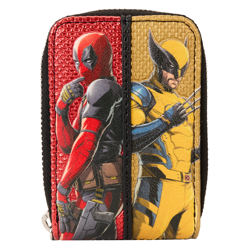 Marvel Deadpool & Wolverine Accordion Zip Around Wallet