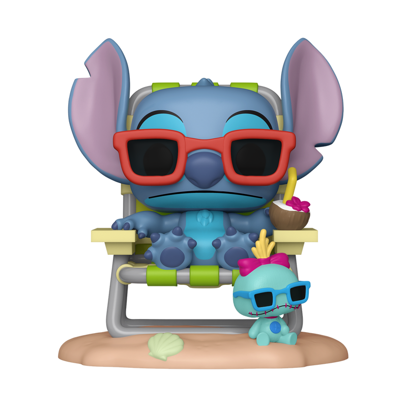 Disney Pop! Premium Stitch in Sunlounger