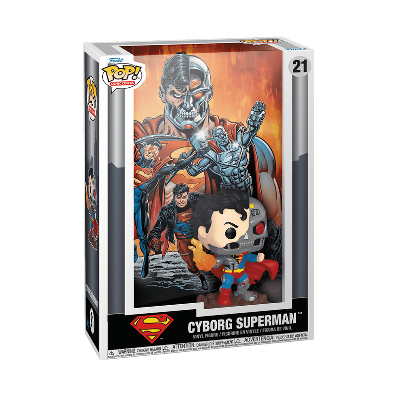 DC Comics Pop! Comic Covers Reign of the Supermen - Cyborg Superman