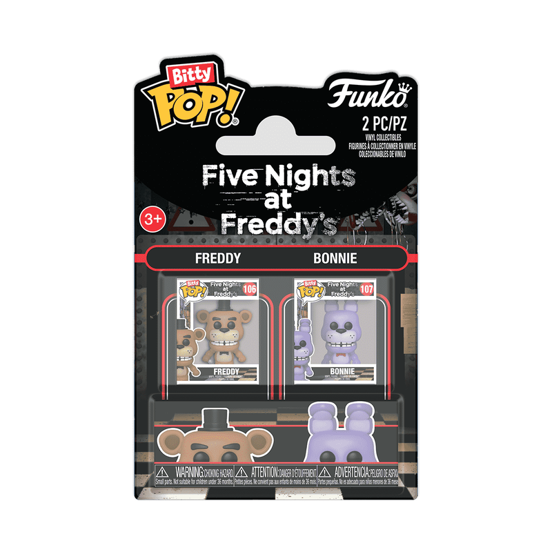 Five Nights at Freddy's Bitty Pop! Freddy Fazbear & Bonnie the Rabbit 2-Pack