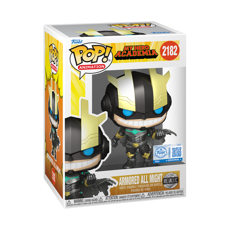 My Hero Academia Pop! Armored All Might (Metallic)