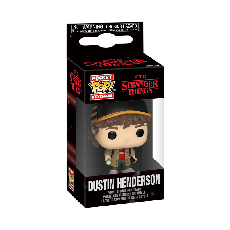 Stranger Things Pop! Keychain Dustin Henderson