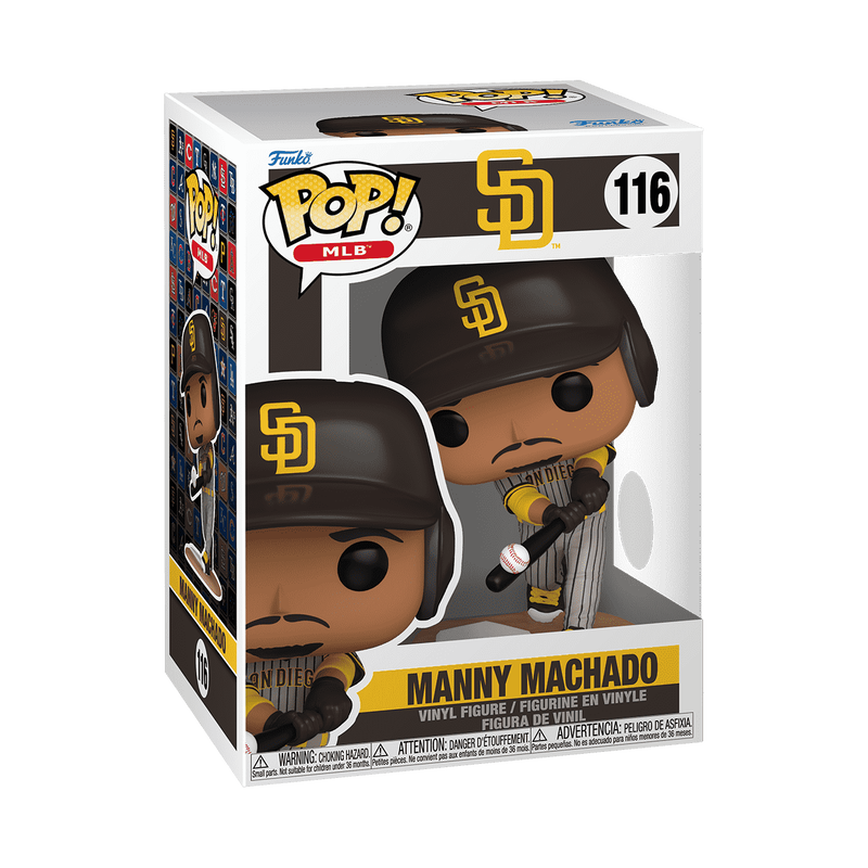 MLB Pop! Manny Machado (Batting) (Grey Away Uniform)