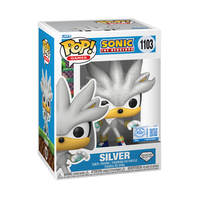 Sonic The Hedgehog Pop! Silver (Diamond)