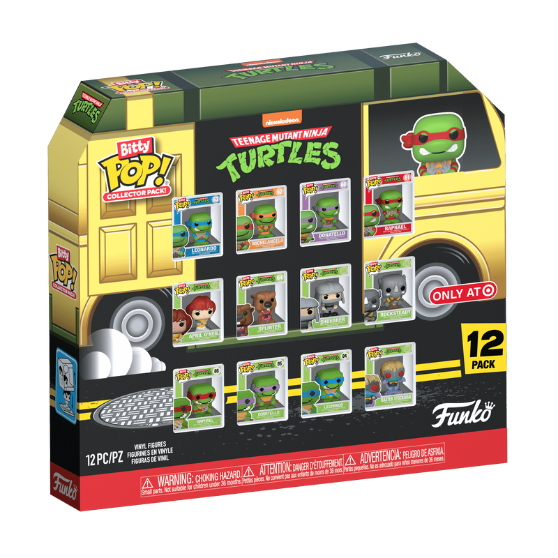 Teenage Mutant Ninja Turtles Bitty Pop! Collector Pack Teenage Mutant Ninja Turtles 12-Pack