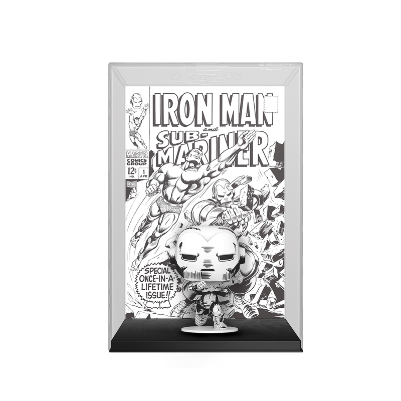 Marvel Pop! Comic Covers Iron Man #1 (Black & White)