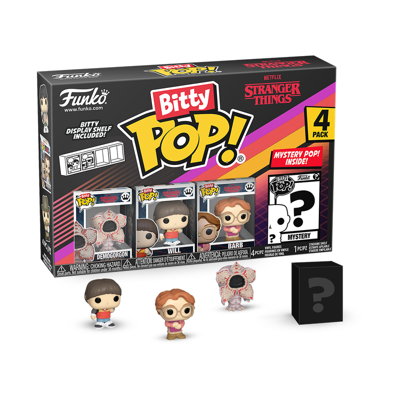 Stranger Things Bitty Pop! Stranger Things 4-Pack Series 1