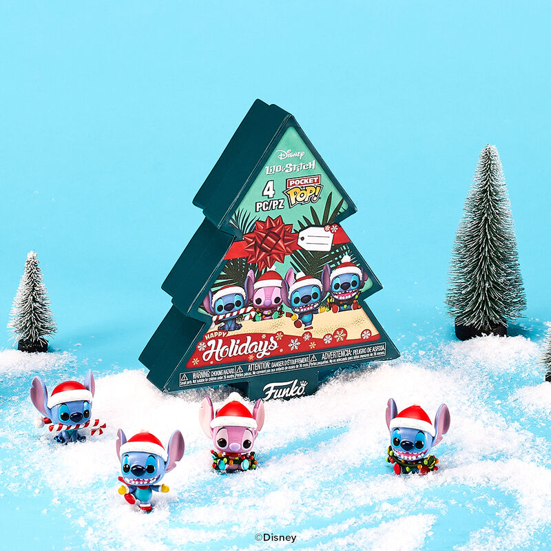 Disney Pocket Pop! Holiday Lilo & Stitch 4-Pack