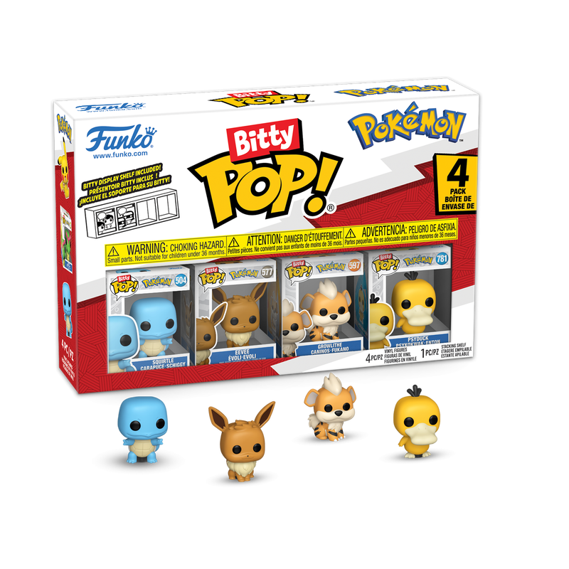 Pokémon Bitty Pop! Pokémon 4-Pack Series 4