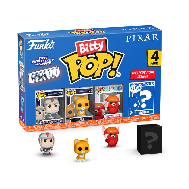 Pixar Bitty Pop! Pixar 4-Pack Series 1