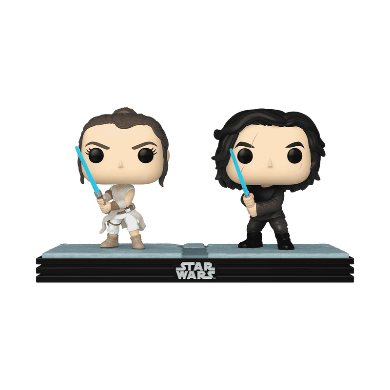 Star Wars Pop! Moment Rey & Kylo Ren (Glow)
