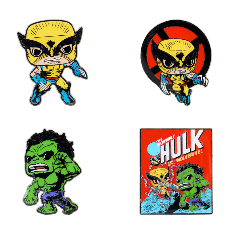 Marvel Wolverine 50th Anniversary 4-Pack Pin Set