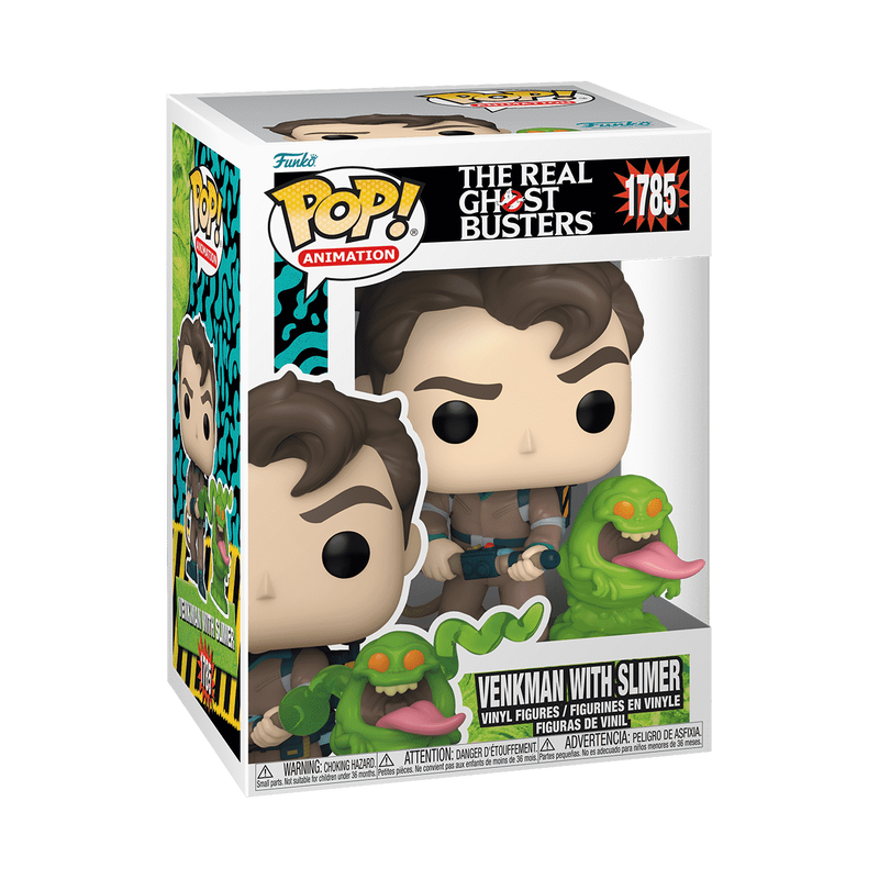 Ghostbusters Pop! & Buddy Venkman with Slimer (The Real Ghostbusters)