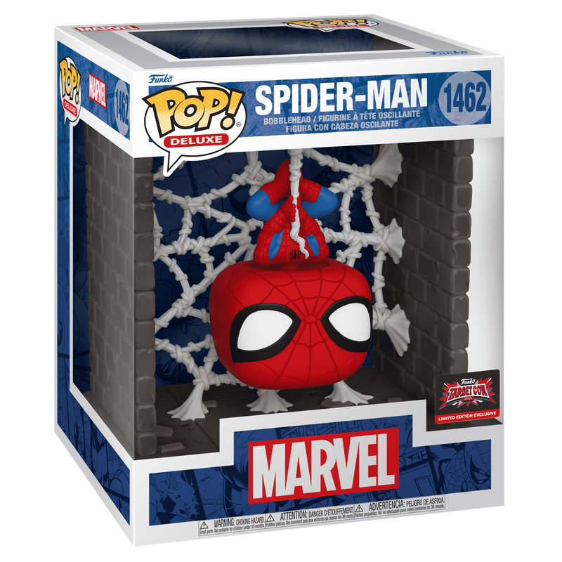 Marvel Pop! Deluxe Spider-Man (Hanging from Web)