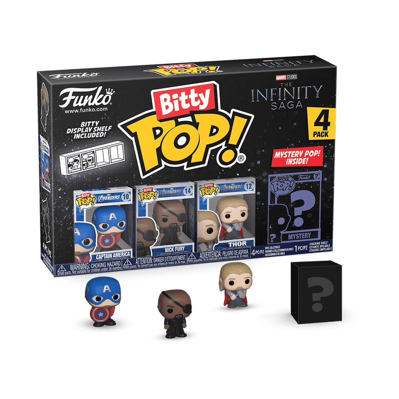 Marvel Bitty Pop! Marvel the Infinity Saga 4-Pack Series 1