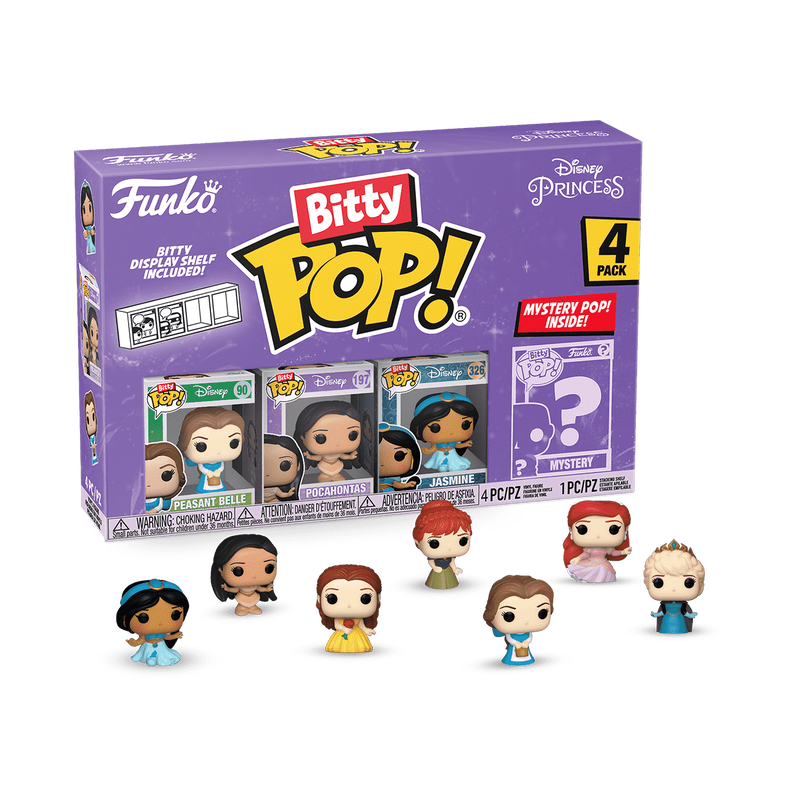 Disney Bitty Pop! Disney Princess 4-Pack Series 2