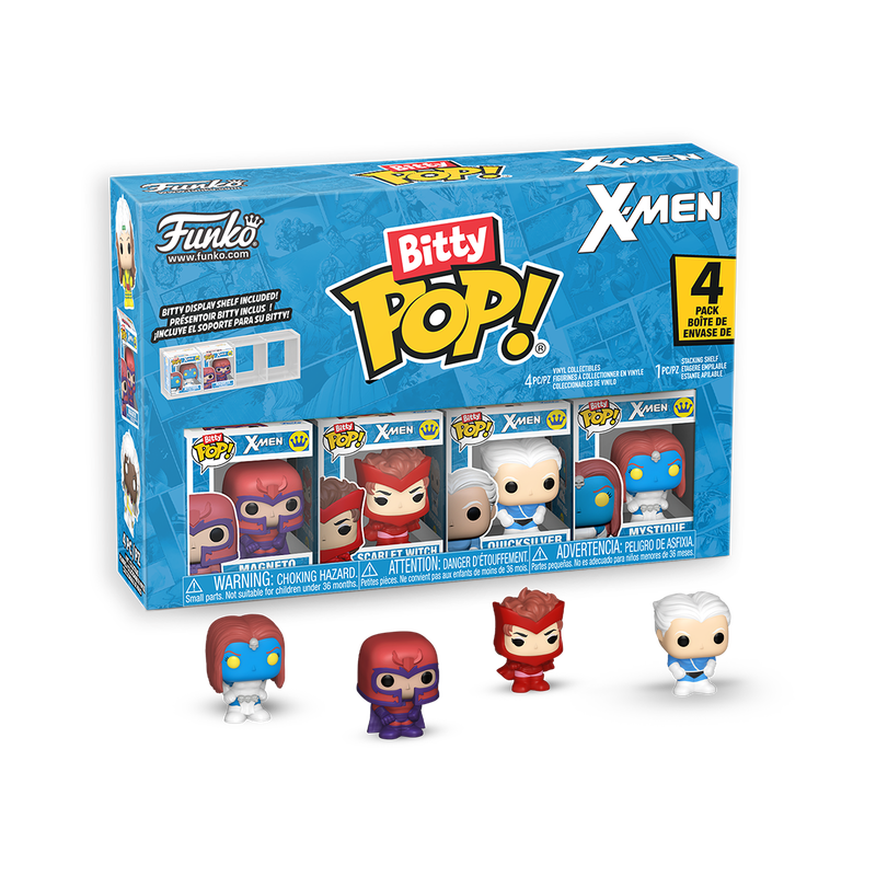 Marvel Bitty Pop! X-Men 4-Pack Series 1