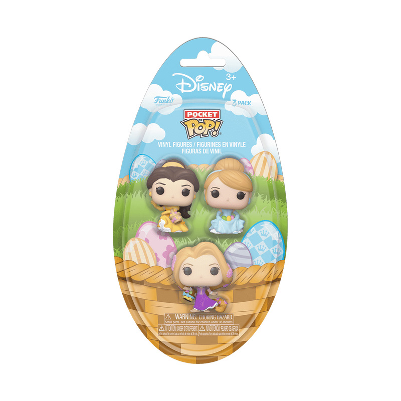 Disney Pocket Pop! Easter Belle, Cinderella, Rapunzel 3-Pack