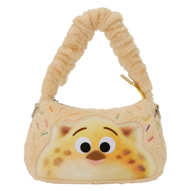 Zootropolis 2 Officer Clawhauser Cotton Candy Plush Cosplay Crossbody Bag