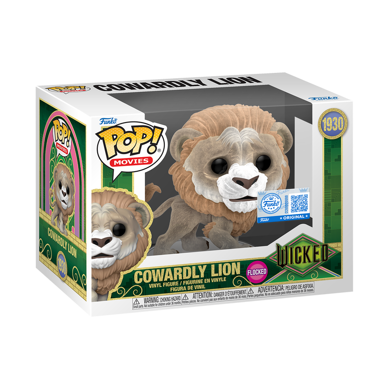 Wicked Pop! Cowardly Lion (Flocked)