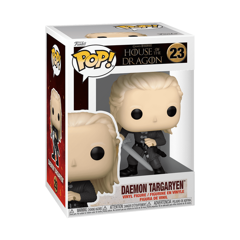 House of the Dragon Pop! Daemon Targaryen with Dark Sister