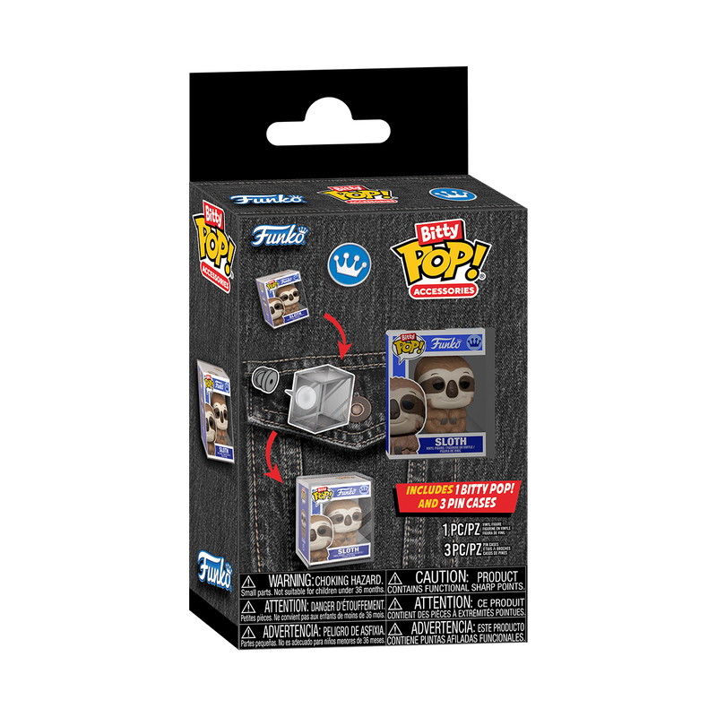Funko Bitty Pop! Accessories Pin Cases 4-Pack