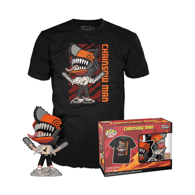 Chainsaw Man Pop! & Tee Chainsaw Man