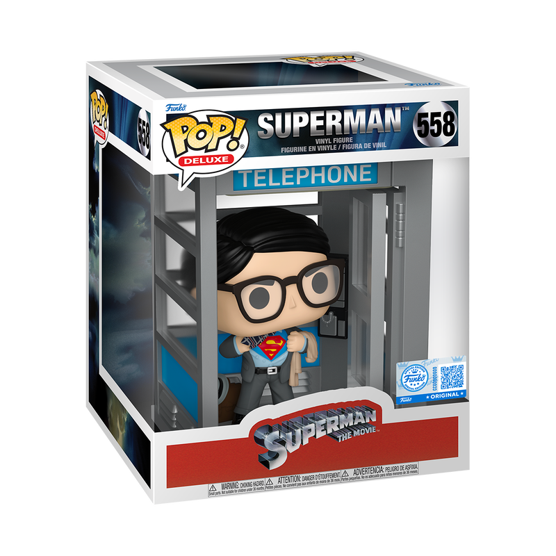 DC Comics Pop! Deluxe Superman in Phone Booth