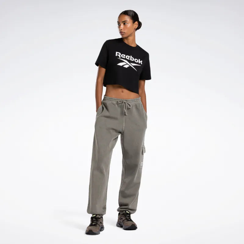 Identity Big Logo Cropped T-Shirt