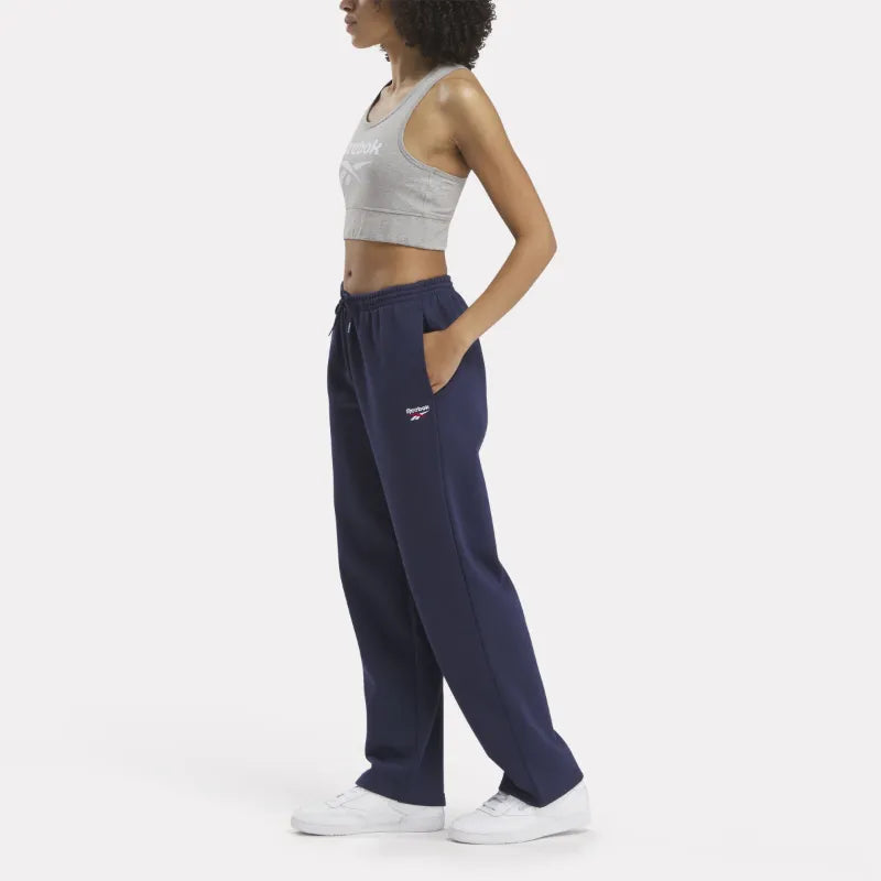 Identity Straight Leg Fleece Open Hem Pants