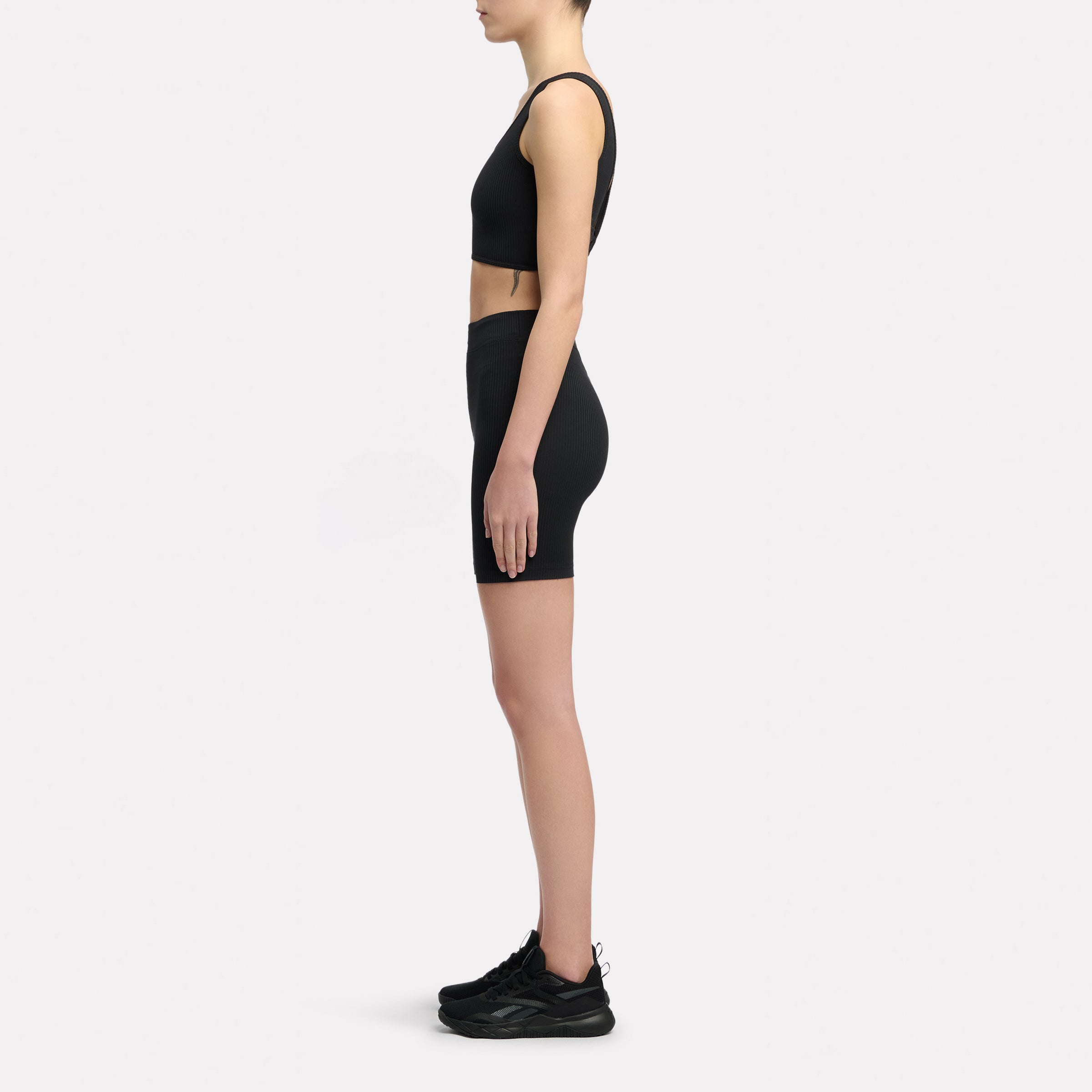 ID Train Rib Biker Shorts