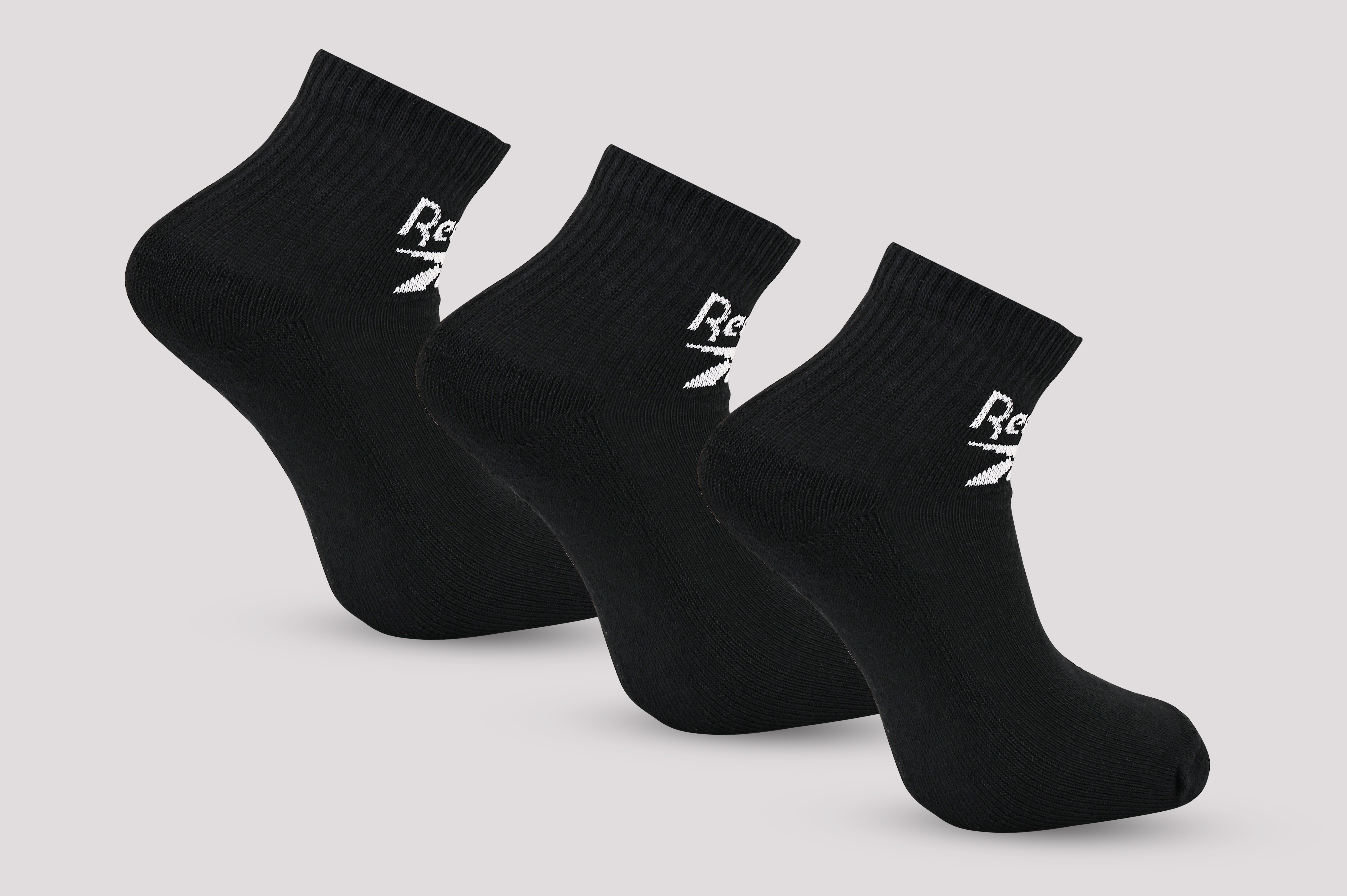 3 Pairs Classic Core Ankle Sock