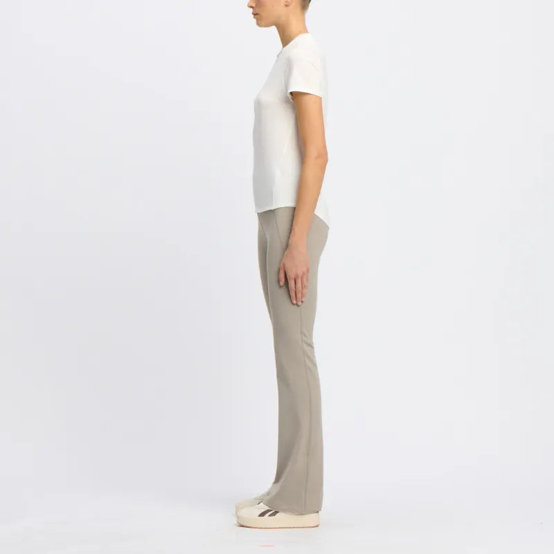 Lux High-Rise Mini-Flare Pants