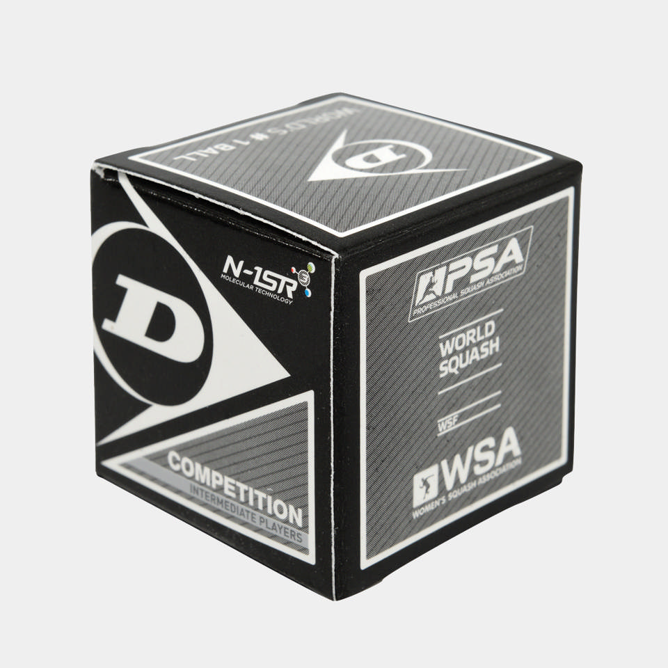 Competition Squash Ball 12pcs - Yellow dot