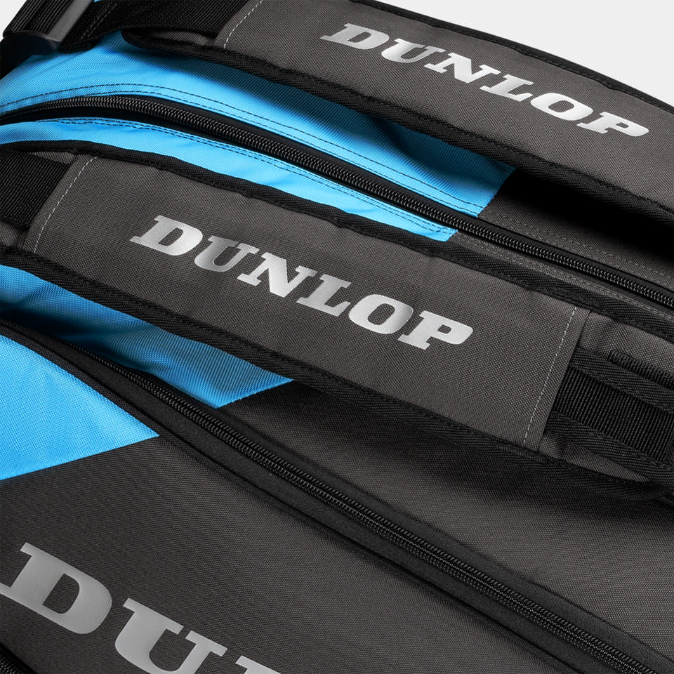FX-PERFORMANCE RACKETBAG CYAN / GUN METAL