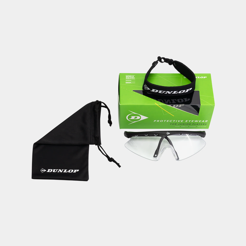 PROTECTIVE EYEWEAR-JUNIOR PLAYERS - BLACK