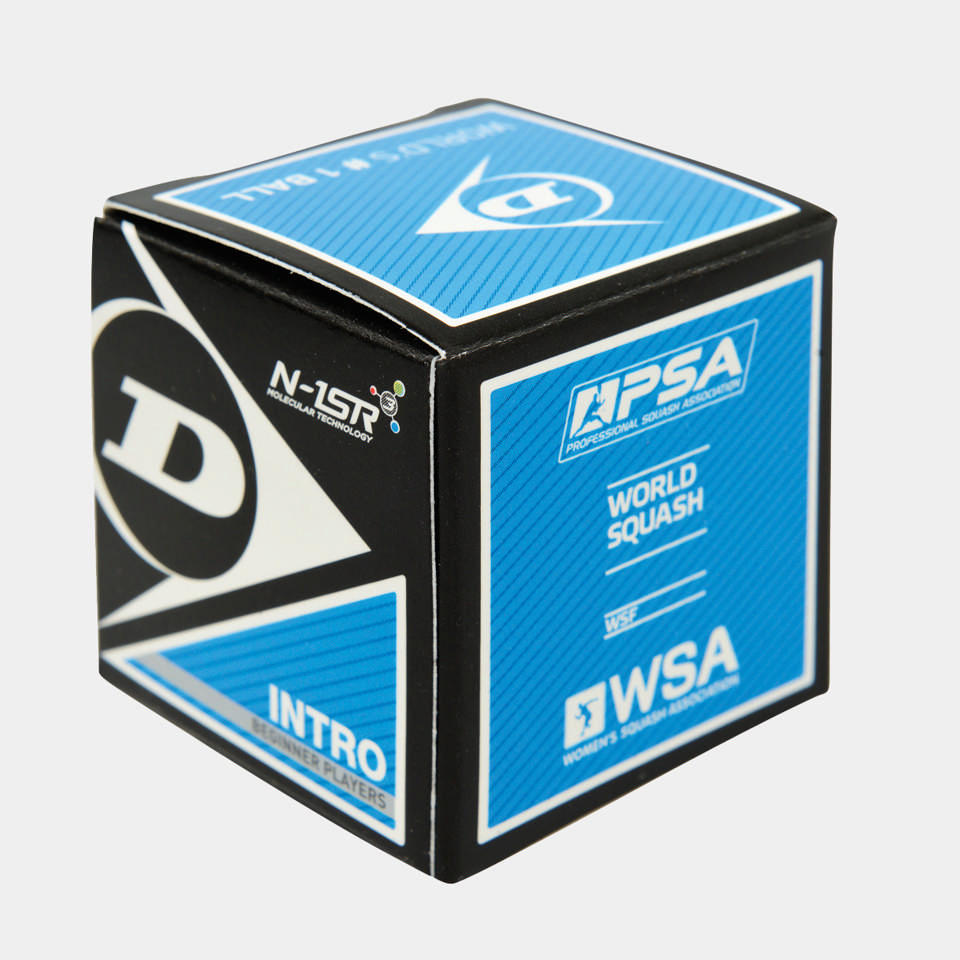 Intro Squash Ball 12pcs - blue dot