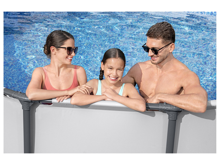 Bestway Bestway Steel ProMAX Stahlrahmenpool-Set mit Filterpumpe