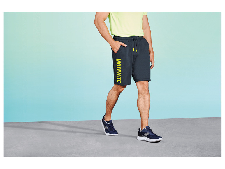 CRIVIT Herren Sweatshorts mit Baumwolle