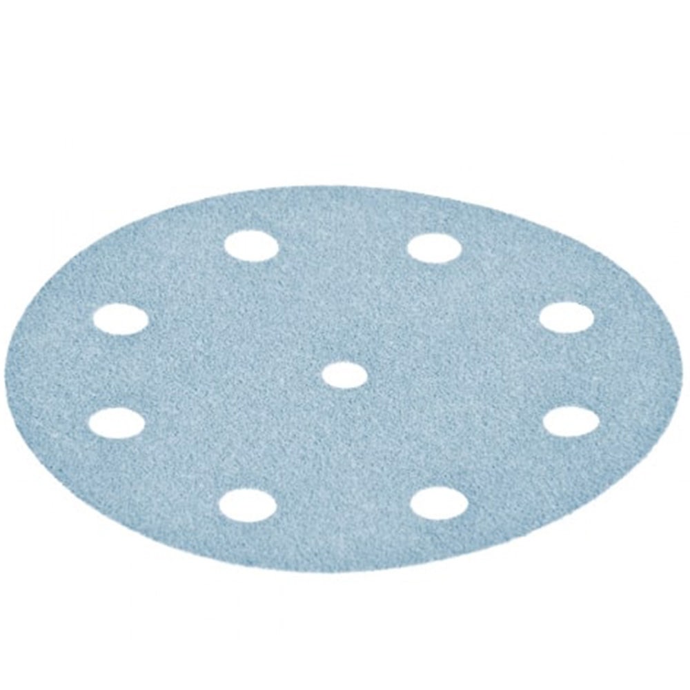FESTOOL 125mm 120-Grit 9-Hole Granat Sanding Disc 10pc 497148