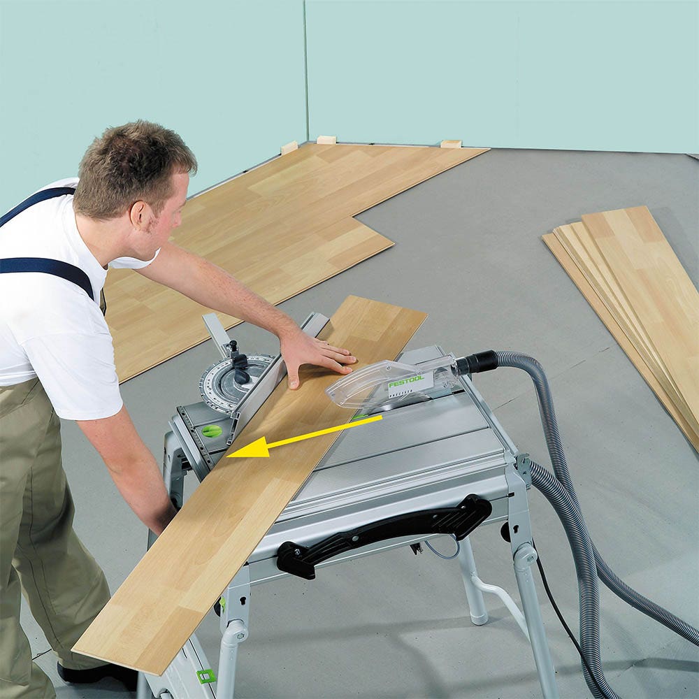 FESTOOL 225mm 2200W CS 70 EBG PRECISIO Table Saw Set 575960