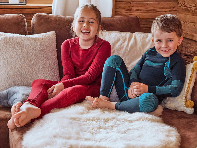 CRIVIT Kinder Seamless-Funktionsunterwäsche, 2-teilig, extra warm